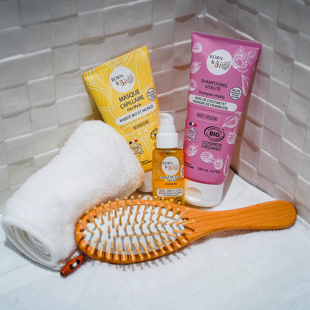 Sampon kókuszdióval és málnaecettel – Bio minősítésű-2