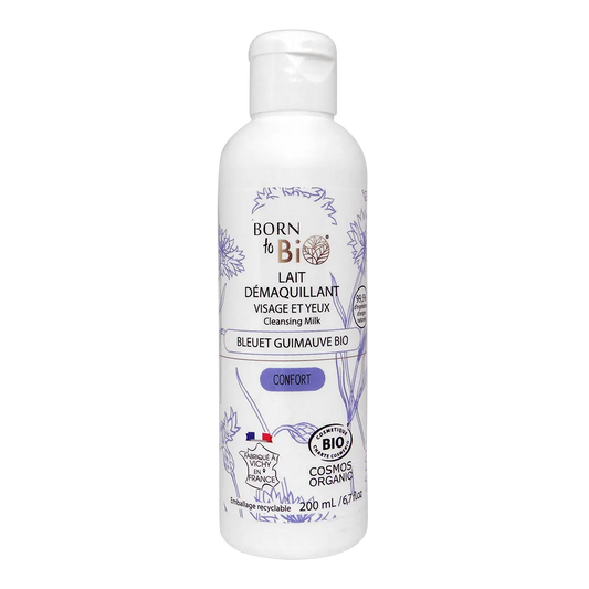 Kényeztető sminklemosó tej búzavirág kivonattal – Bio minősítésű-0