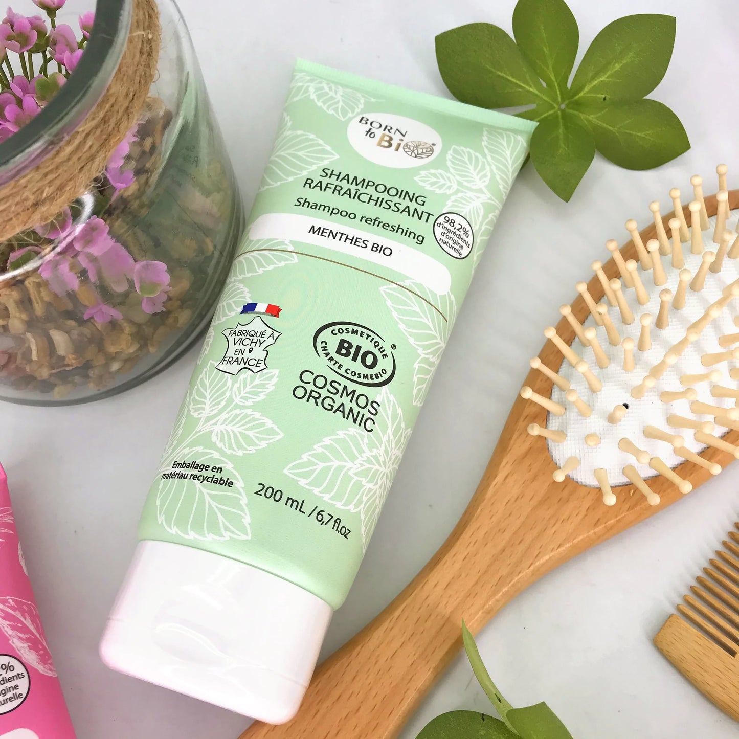 Frissítő zöld mentás sampon-2