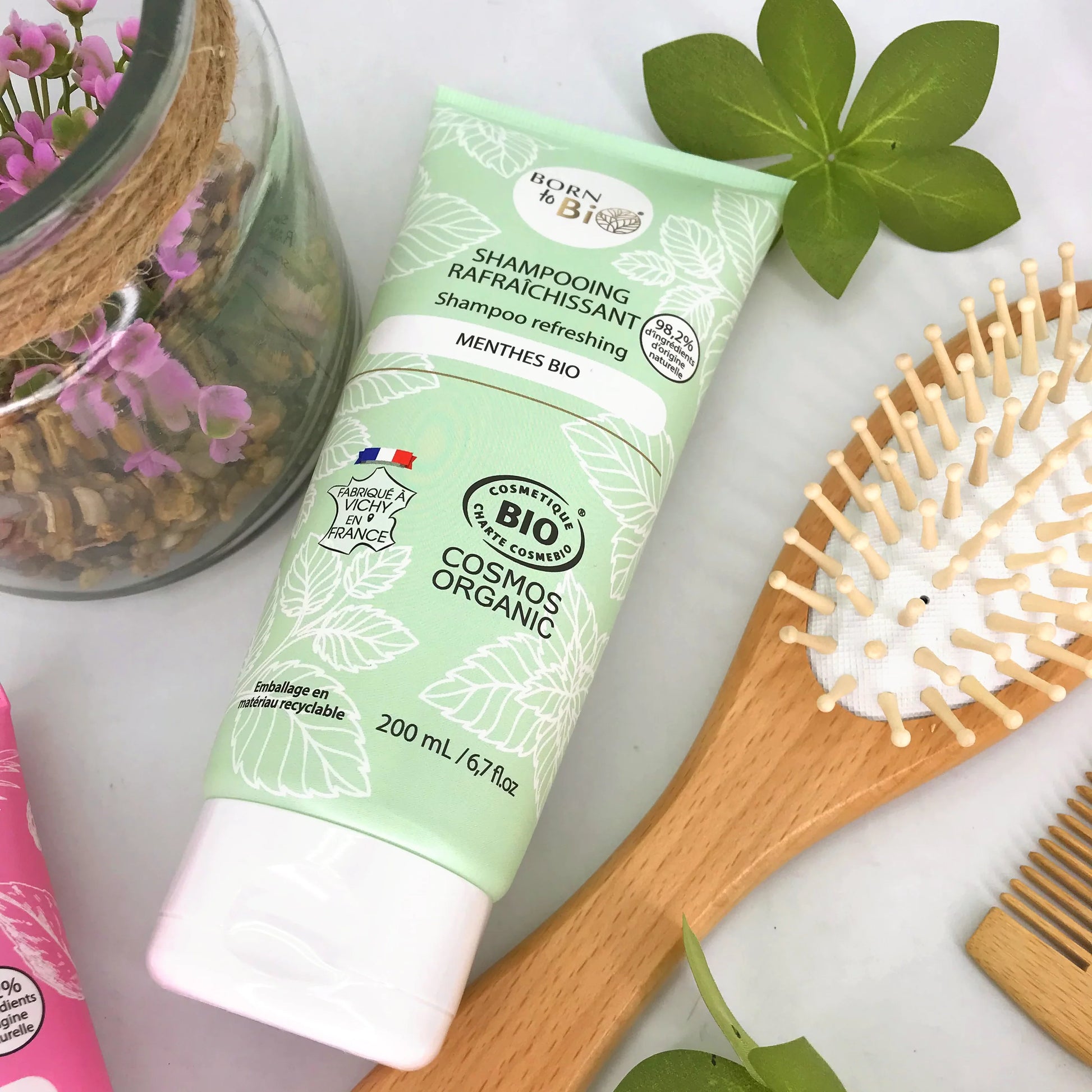 Frissítő zöld mentás sampon-2