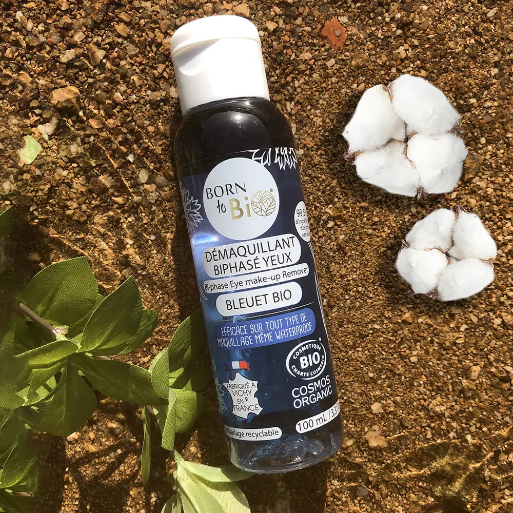 Kétfázisú vízálló sminklemosó szemre, búzavirág kivonattal-2